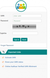 UAN Activation & Registration at unifiedportal-mem.epfindia.gov.in