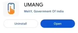 UMANG app from play store